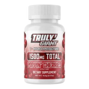 Truly7 Giant 7-OH Chewable Tablets 50mg x 30ct Poppin Cherries