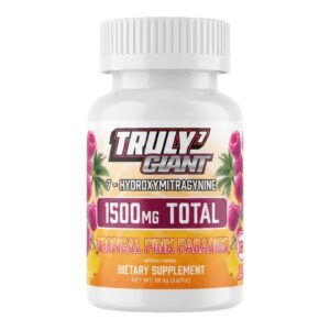 Truly7 Giant 7-OH Chewable Tablets 50mg x 30ct Tropical Pink Paradise