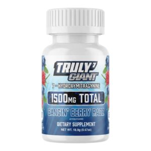 Truly7 Giant 7-OH Chewable Tablets 50mg x 30ct Bangin’ Berry Razz